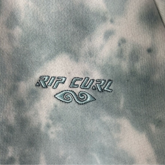 Rip Curl | Twin Fin Tie Dye Striped Logo Crewneck Sweatshirt Size XS - Picture 8 of 13